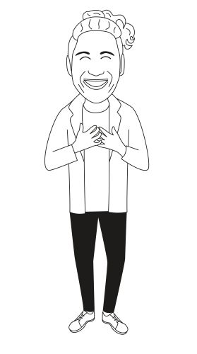 Auf dem Bild sieht man eine Karikatur.
