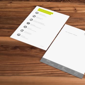 Mockup Briefpapier von Inwork