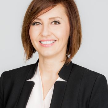 Bewerbungsfoto einer Frau