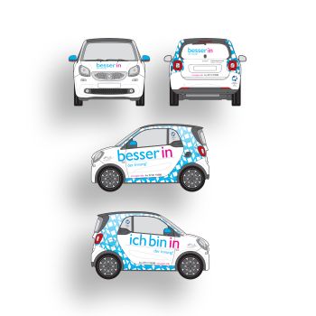 Mockup Fahrzeugbeschriftung Kreishandwerkerschaft