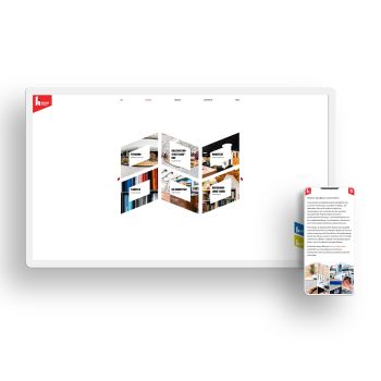 Mockup der Webseite von Krause Ladenbau