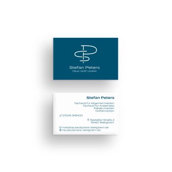 Mockup Visitenkarte Stefan Peters