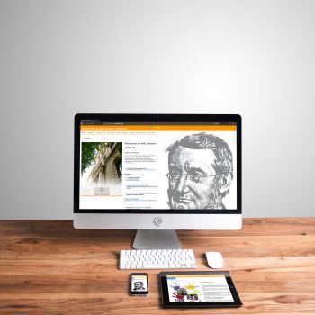 Mockup der Webseite von RMG