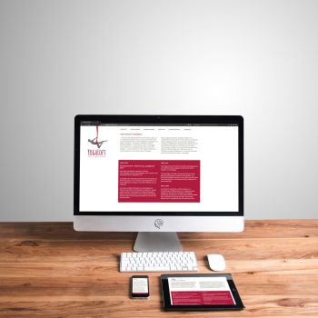 Mockup der Webseite von YogaLoft