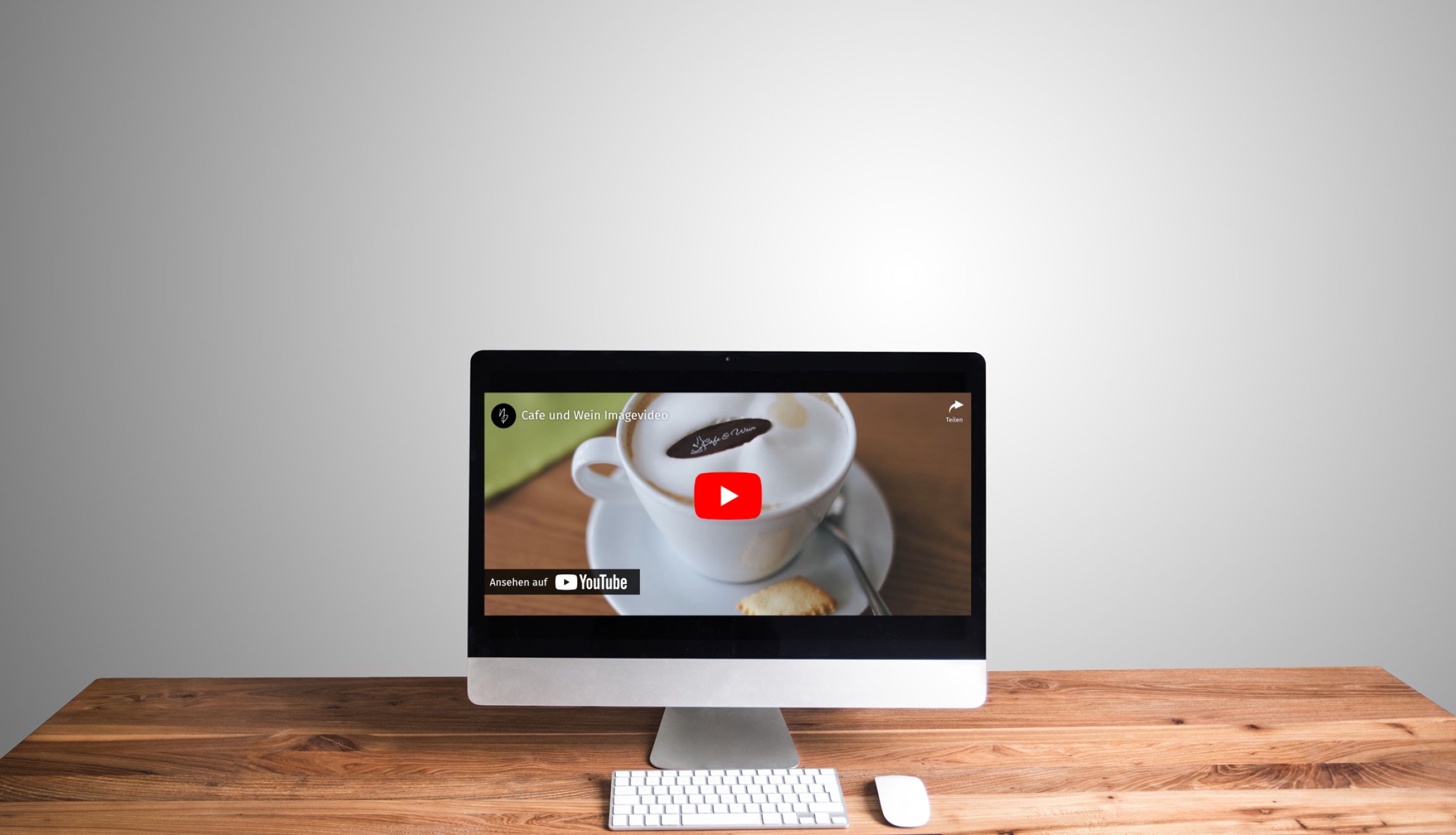 Mockup Video Cafe und Wein