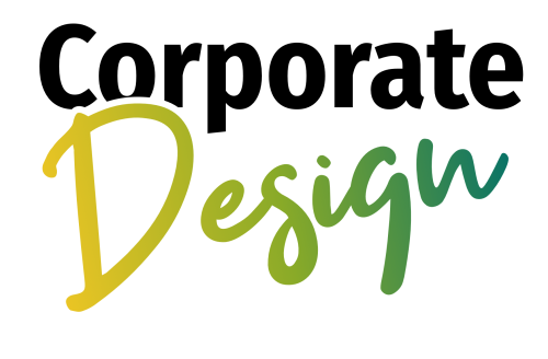 Schriftzug "Corporate Design"