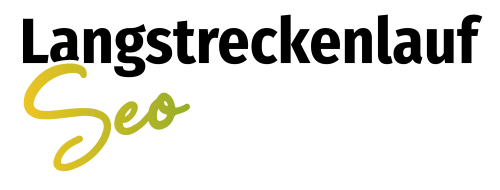 Schriftzug "Langstreckenlauf Seo"
